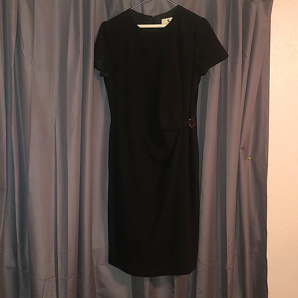 JBS LTD business casual, knee length, black dress